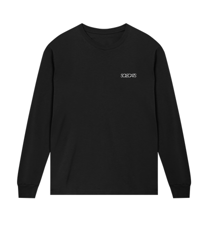 Mens Essential Script Logo Long Sleeve Tee