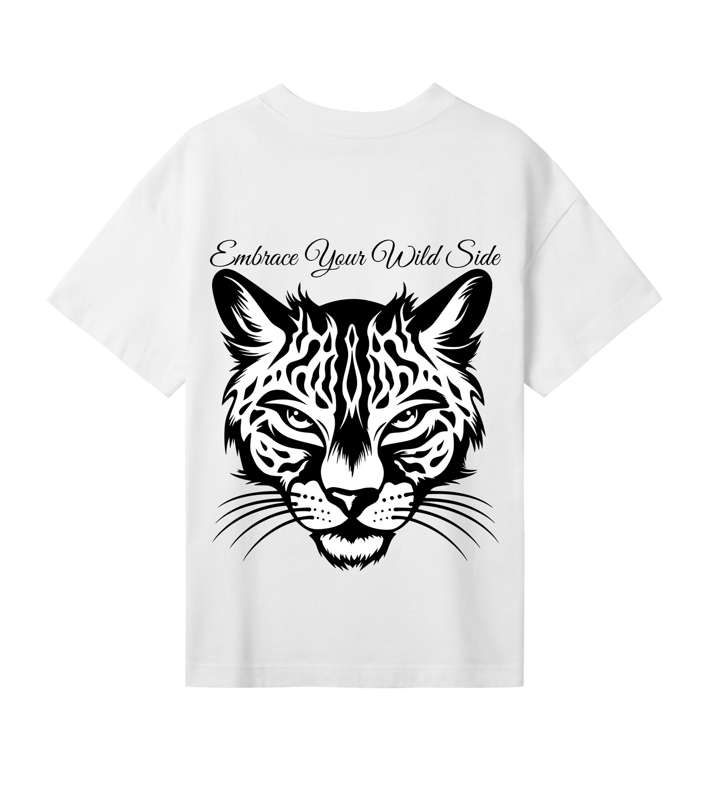 Womens Embrace Your Wild Side Oversized Tee